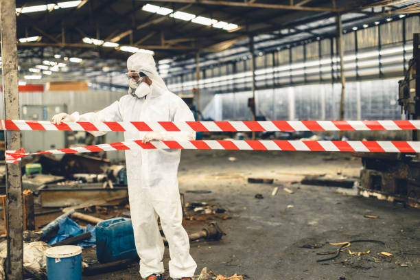 Professional Odor Removal technician working in North Olmsted, OH